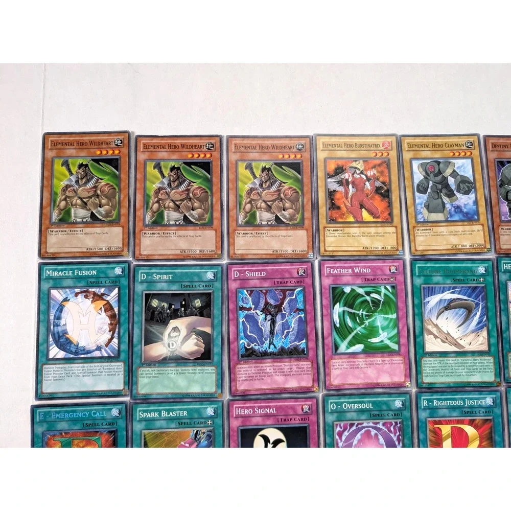 Yu-Gi-Oh‎ Elemental Hero 80 Card Lot Deck Building Super Ultra Ultimate Rares